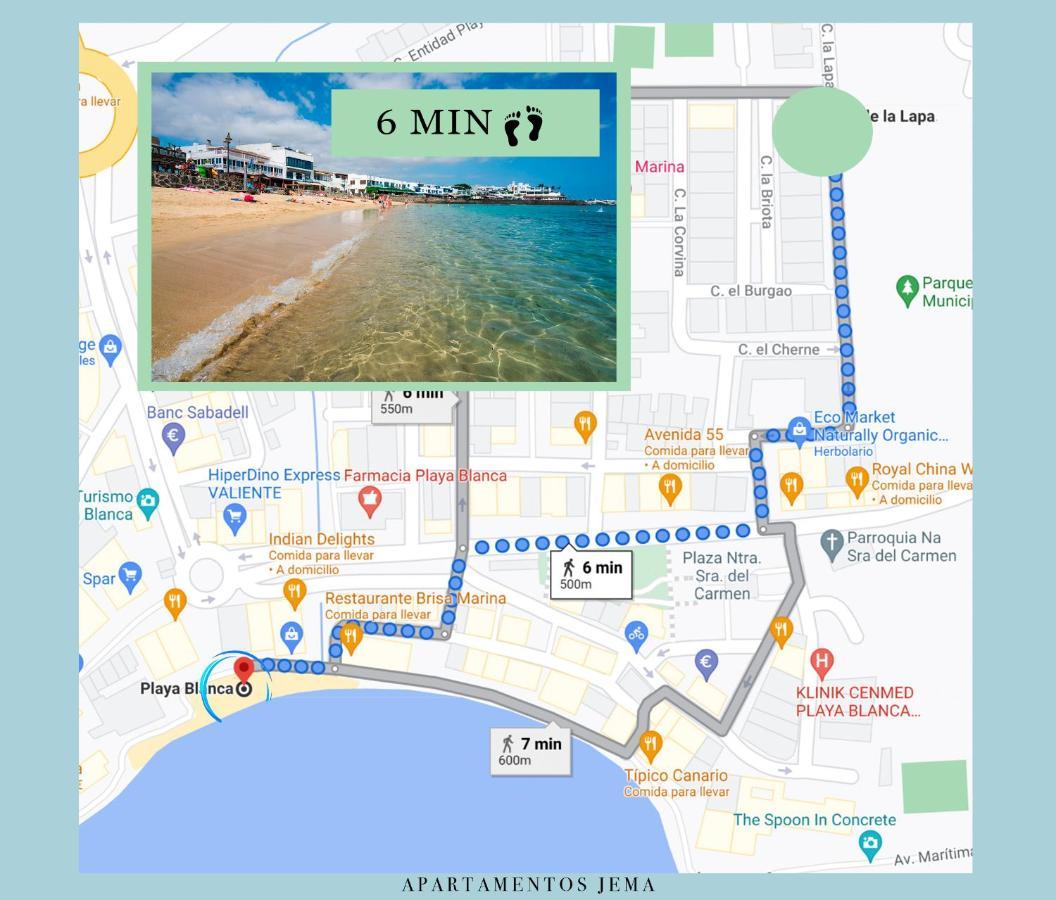 Apartamento Jema, A Un Paso De La Playa Playa Blanca  Kültér fotó